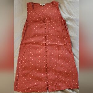 Madewell Polka Dot Mini Dress Size Medium